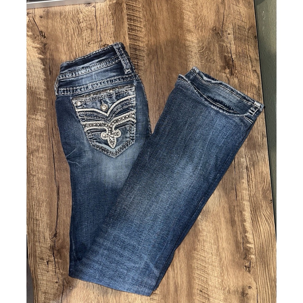 Rock revival eilis Boot Stretch jeans Women's Size 27/34 - Picture 4 of 12